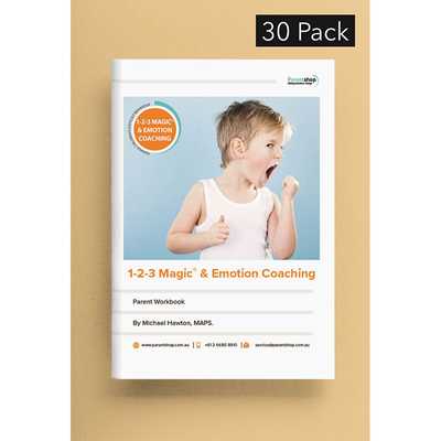 1-2-3 Magic & Emotion Coaching Parent Workbooks (30 Pack)