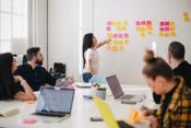 Team brainstorming session