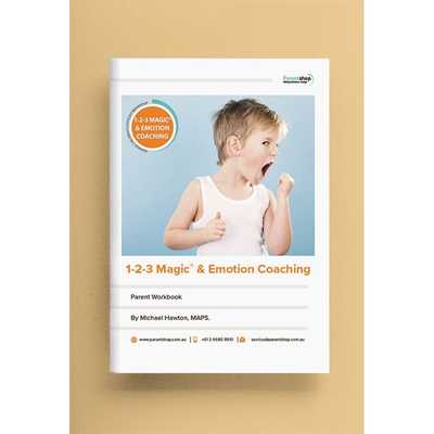 1-2-3 Magic & Emotion Coaching Parent Workbook Packs